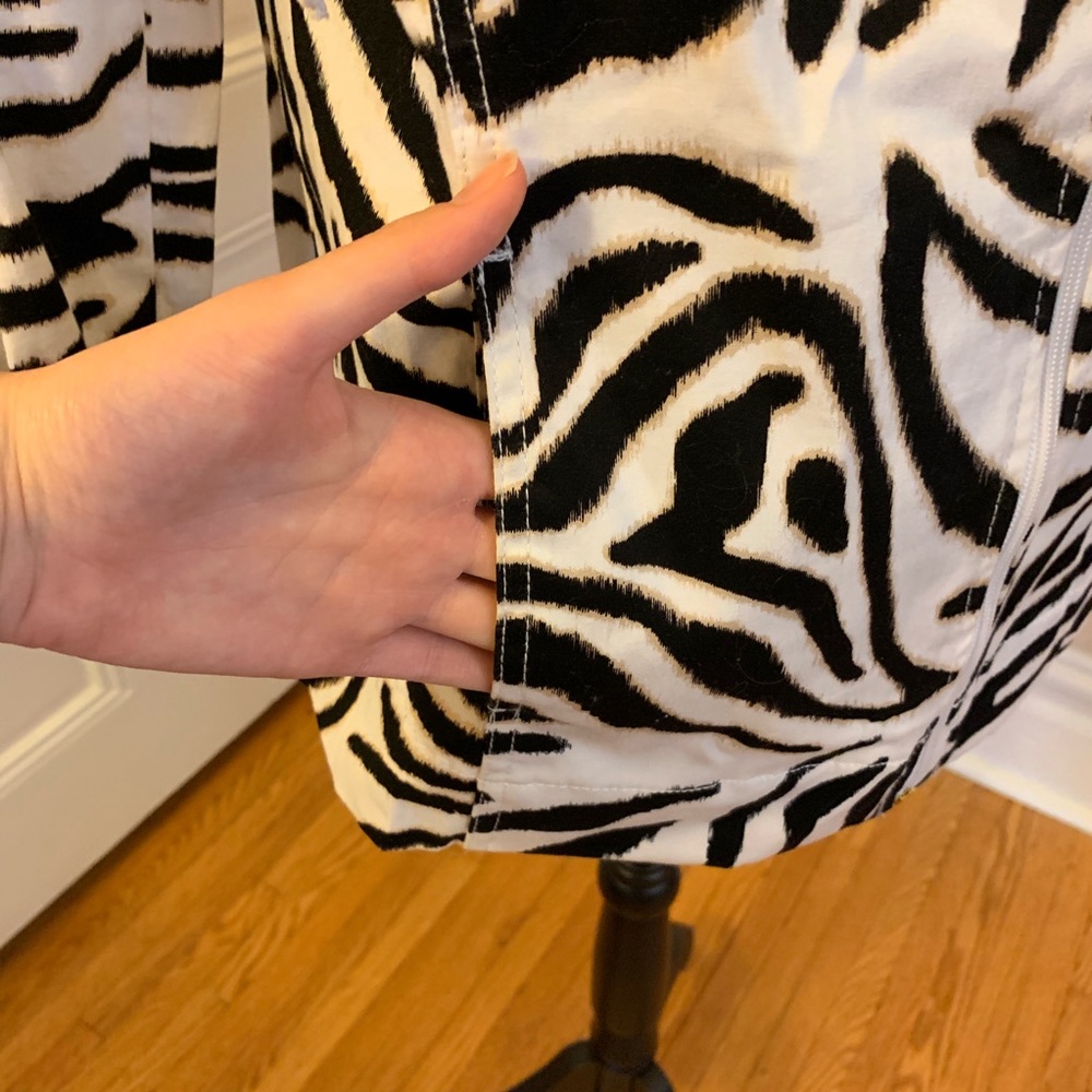 Studio Works | Zebra Print Lightweight Jacket - image 4